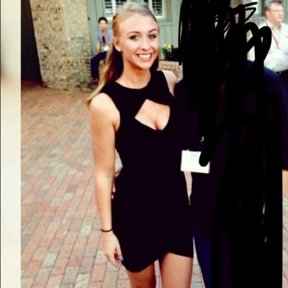 RISE OF DAWN / TIGERMIST BLACK CUTOUT LBD DRESS!
